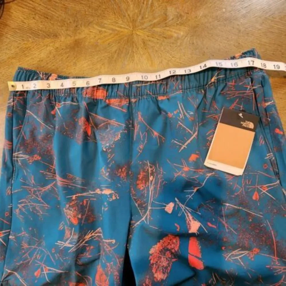 The North Face Men's Wander Blue Coral Valley‎ Print Drawstring Size Large New